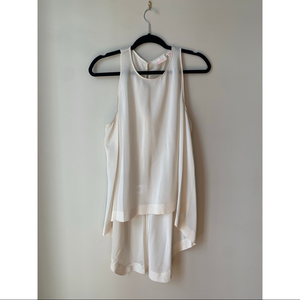 Sass & Bide 100% silk high/low tank top size M